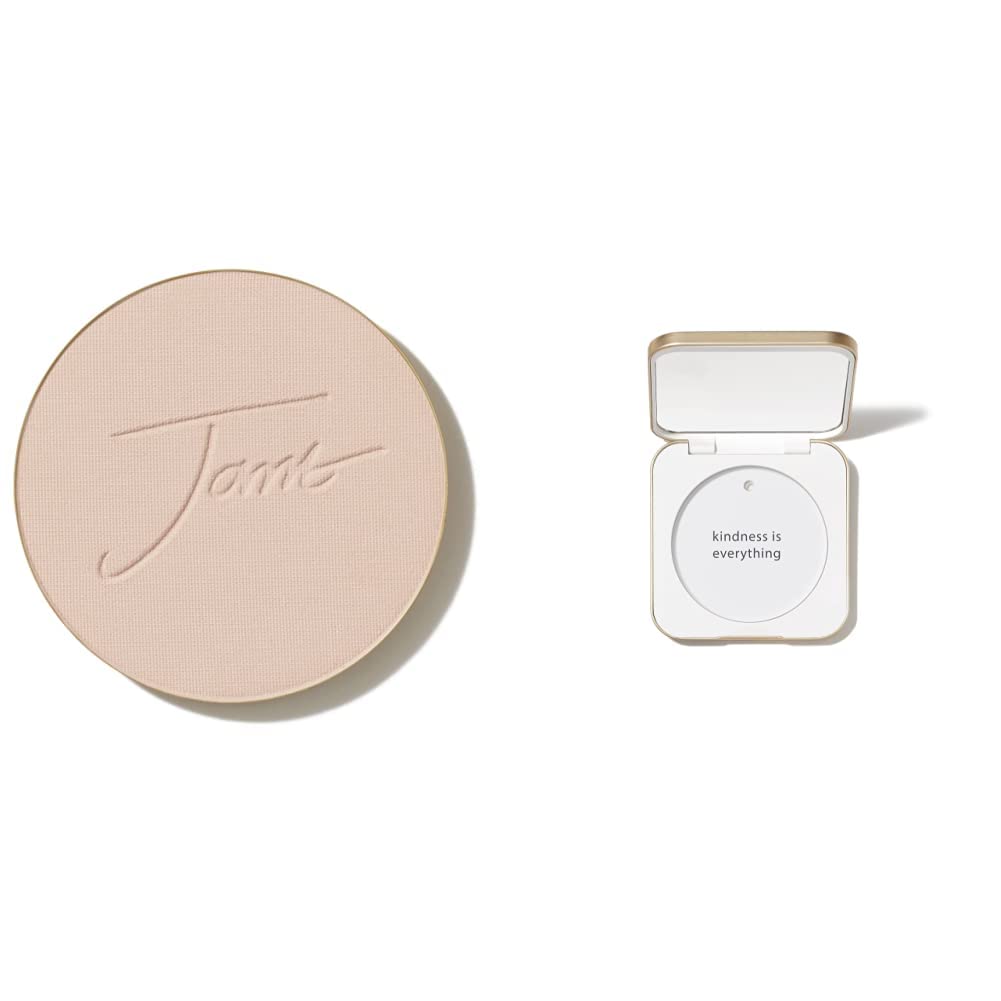 jane iredale PurePressed Base Mineral Foundation Refill or Refillable Compact Set| Semi Matte Pressed Powder with SPF | Talc Free, Vegan, Cruelty-Free