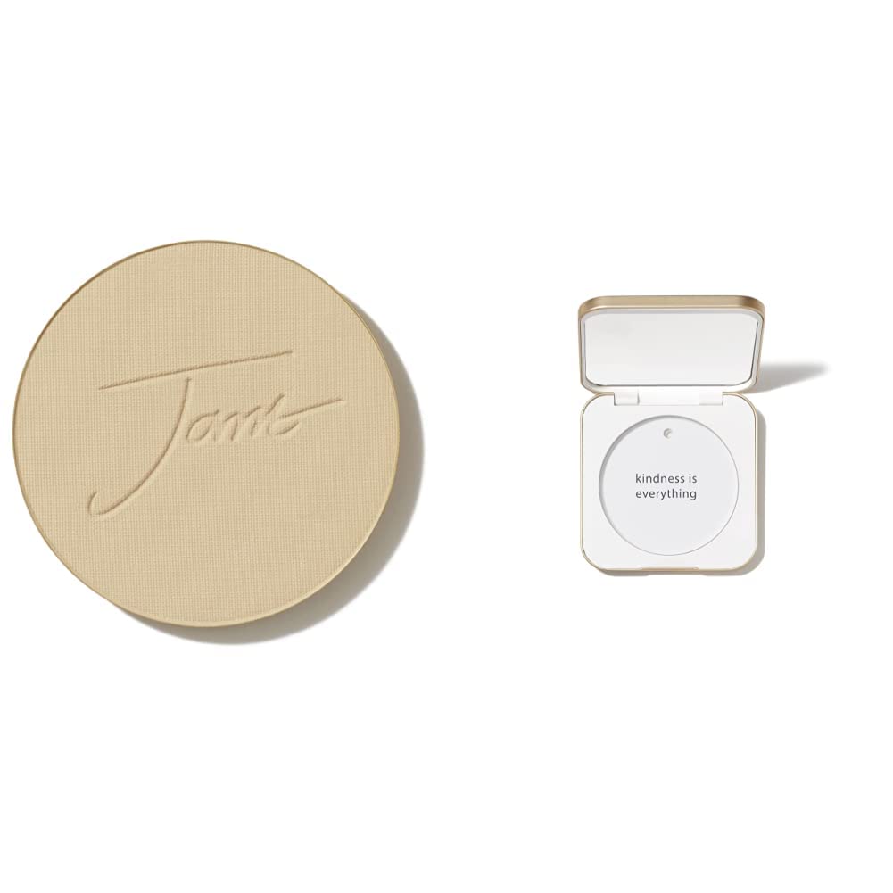 jane iredale PurePressed Base Mineral Foundation Refill or Refillable Compact Set| Semi Matte Pressed Powder with SPF | Talc Free, Vegan, Cruelty-Free