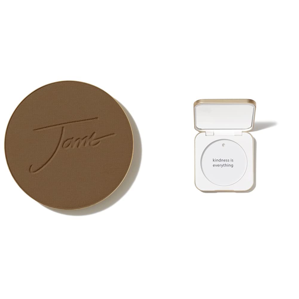 jane iredale PurePressed Base Mineral Foundation Refill or Refillable Compact Set| Semi Matte Pressed Powder with SPF | Talc Free, Vegan, Cruelty-Free