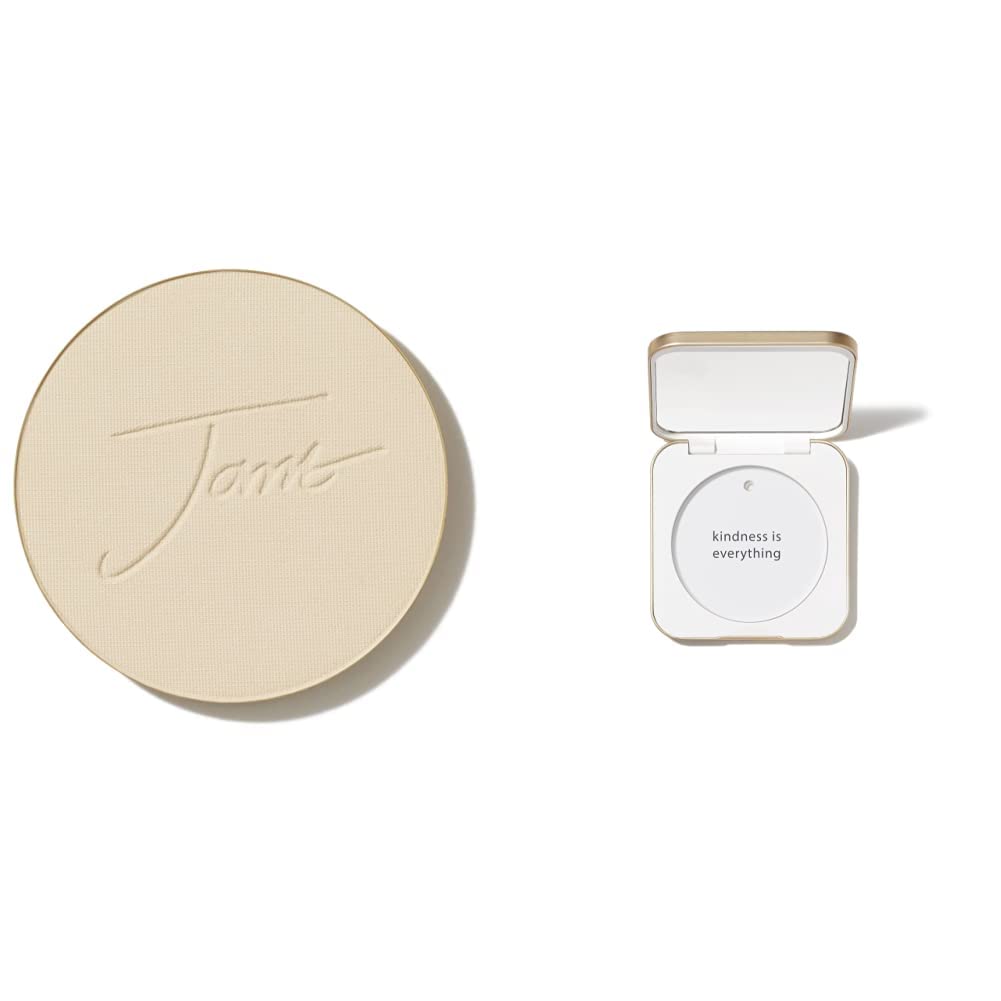 jane iredale PurePressed Base Mineral Foundation Refill or Refillable Compact Set| Semi Matte Pressed Powder with SPF | Talc Free, Vegan, Cruelty-Free