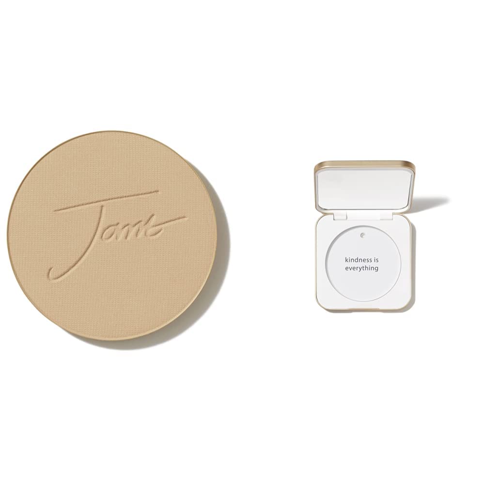 jane iredale PurePressed Base Mineral Foundation Refill or Refillable Compact Set| Semi Matte Pressed Powder with SPF | Talc Free, Vegan, Cruelty-Free