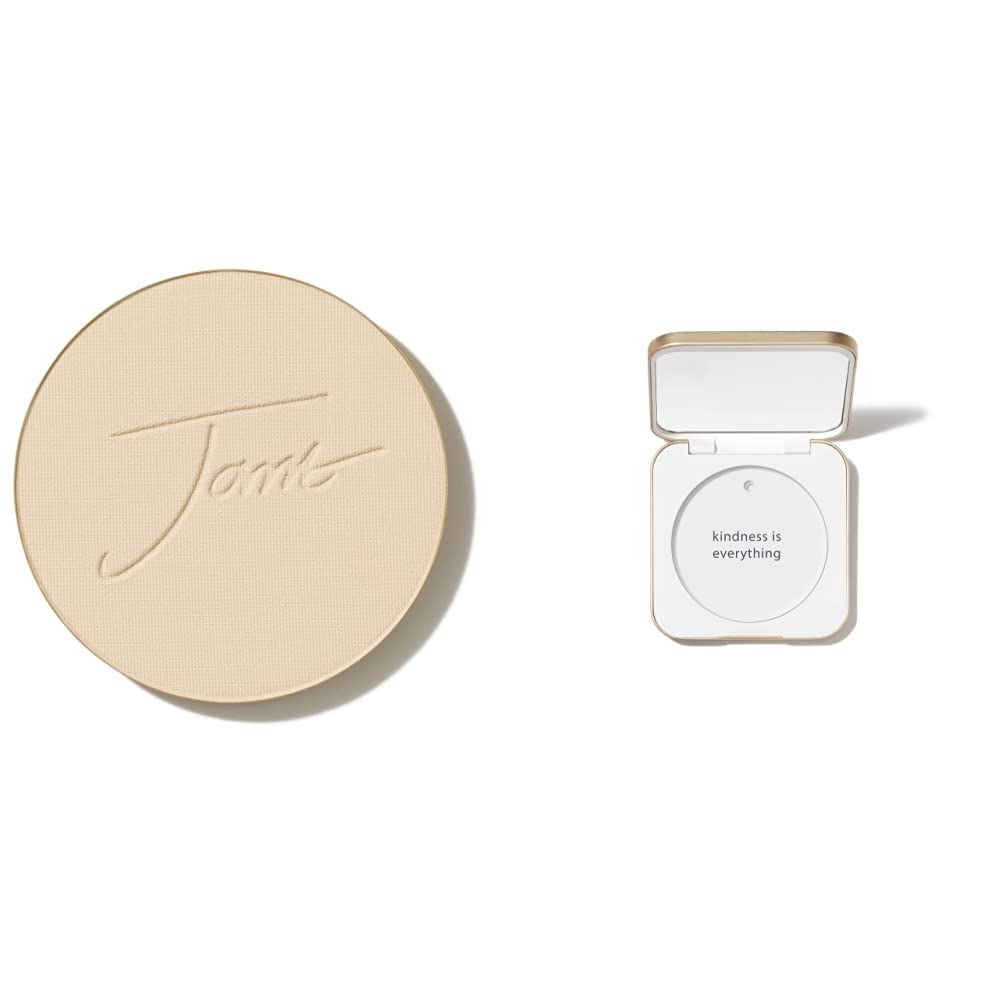 jane iredale PurePressed Base Mineral Foundation Refill or Refillable Compact Set| Semi Matte Pressed Powder with SPF | Talc Free, Vegan, Cruelty-Free
