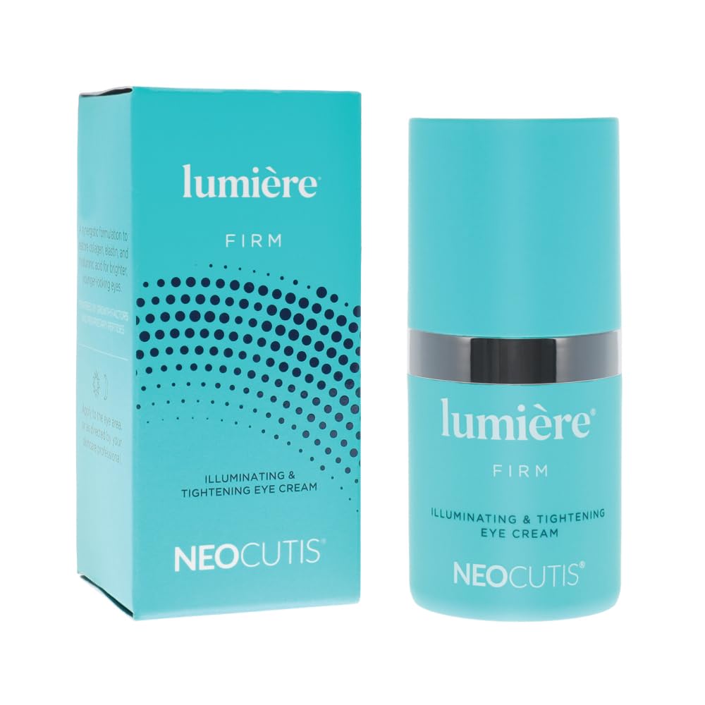 NEOCUTIS Lumiere Firm - Illuminating and Tightening, Anti-Aging Eye Cream - Brighten, Hydrate, and Soothe - for Dark Circles, Puffiness, and Wrinkle Prevention - Travel-Friendly - 15 ml / 0.5 fl oz