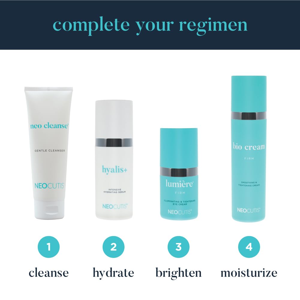 NEOCUTIS Lumiere Firm - Illuminating and Tightening, Anti-Aging Eye Cream - Brighten, Hydrate, and Soothe - for Dark Circles, Puffiness, and Wrinkle Prevention - Travel-Friendly - 15 ml / 0.5 fl oz