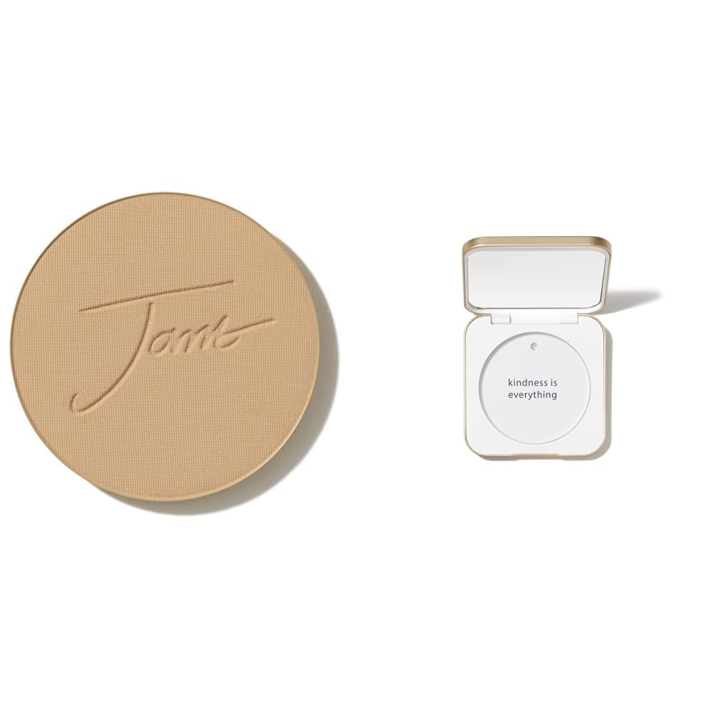 jane iredale PurePressed Base Mineral Foundation Refill or Refillable Compact Set| Semi Matte Pressed Powder with SPF | Talc Free, Vegan, Cruelty-Free