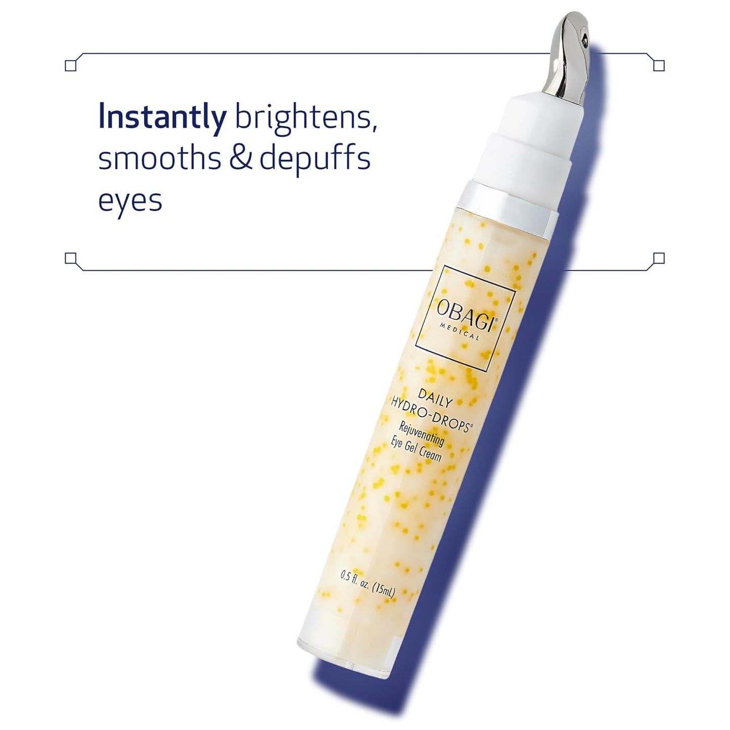 Obagi Daily Hydro-Drops Rejuvenating Eye Gel Cream – Reduces the Appearance of Dark Circles & Instantly Brightens, Smooths, & Depuffs Eyes – 0.5 oz