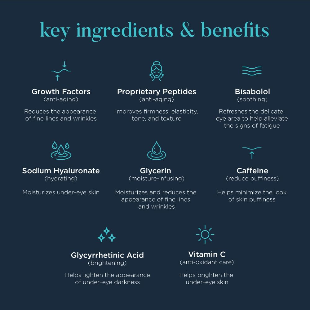 NEOCUTIS Lumiere Firm - Illuminating and Tightening, Anti-Aging Eye Cream - Brighten, Hydrate, and Soothe - for Dark Circles, Puffiness, and Wrinkle Prevention - Travel-Friendly - 15 ml / 0.5 fl oz