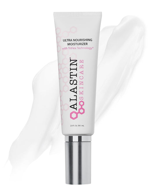 ALASTIN Skincare Ultra Nourishing Face Moisturizer Cream (2 oz) | Daily Hydrating Lotion For Dry Skin | Supports New Collagen & Elastin Production