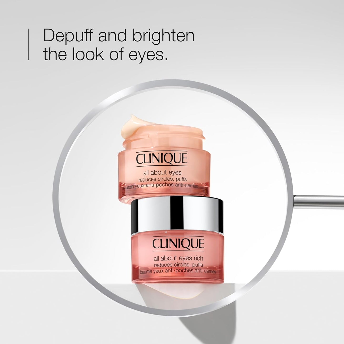 Clinique All About Eyes Lightweight Eye Cream With Vitamin C | Hydrating, Brightening, Depuffing + Dark Circle Reducing