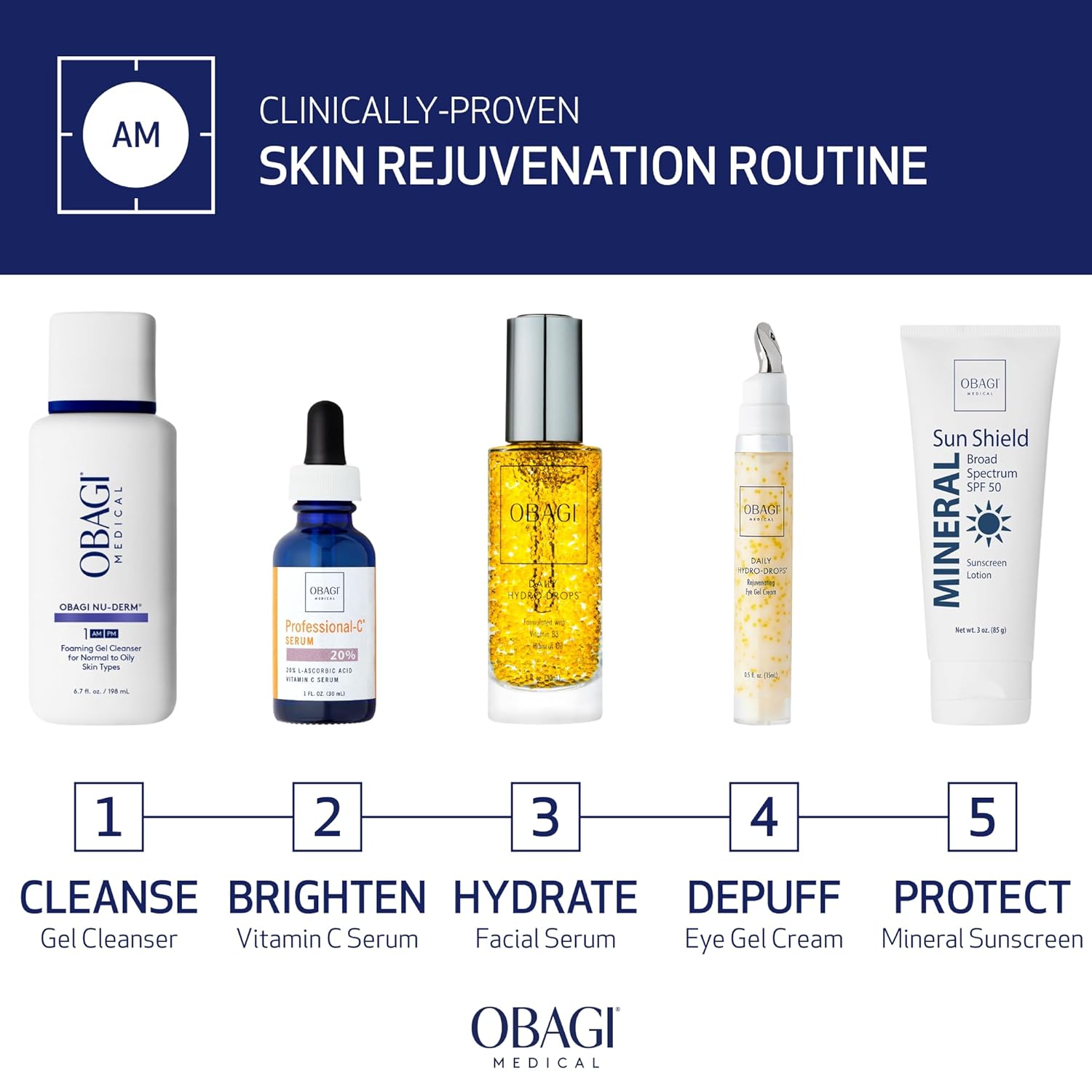 Obagi Daily Hydro-Drops Rejuvenating Eye Gel Cream – Reduces the Appearance of Dark Circles & Instantly Brightens, Smooths, & Depuffs Eyes – 0.5 oz