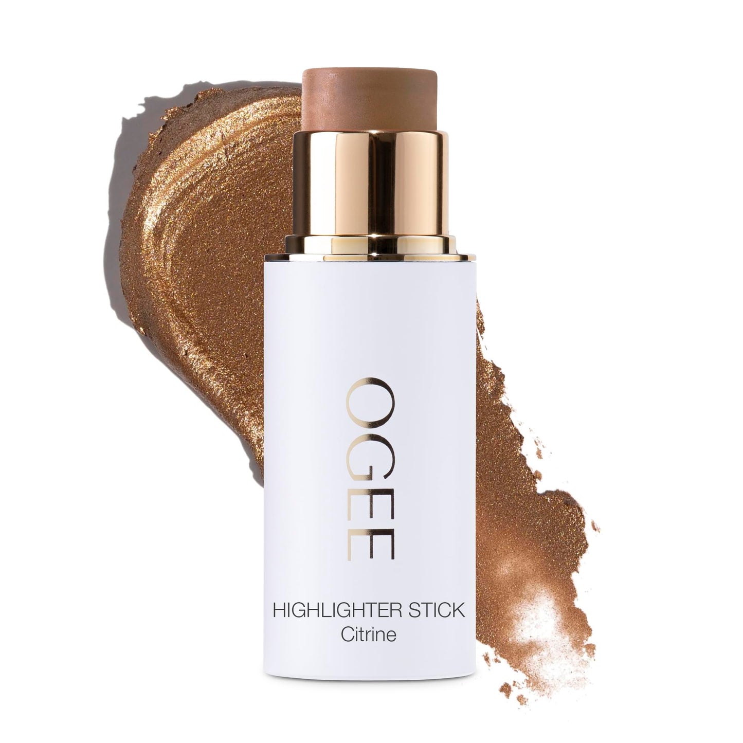 Ogee Face Stick Trio - Golden Contour Stick Makeup Collection - Certified Organic Bronzer, Blush Stick, and Highlighter Stick for a Flawless Look